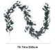 thumbnail image 3 of Guirnaldas Navideñas Artificiales de 2 Metros de Largo, de Ratán Verde con Agujas, de Plástico, Decorativas para Chimenea, Valla, Balcón y Puerta., 3 of 6