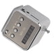 thumbnail image 1 of Mini altavoz reproductor de música portátil radio FM PC moda compatible con tarjeta TF y disco U plateado, 1 of 15