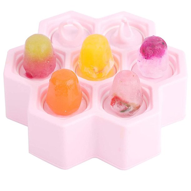 Silicona Para Paletas, Minifabricante De Paletas, Molde De Hielo Reutilizable Para Helado Diy Irene Inevent HA044662-03