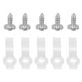thumbnail image 3 of Strip Light Clip 100Pcs Bracket Clip With Screws Fixing Fastener For 3528/5050/5630/3014 RGB LED Strip Lights, 3 of 8
