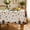 Color 4, variant on Rectangle Tablecloth Rdsfhsp Halloween Pumpkin Border Pattern Table table cover Holiday Party Dining Table Decor Kitchen Accent 70"×55"