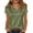 Army Green #009, variant on Women's Summer Short Sleeve Business Casual Tops 2026 Cowl Neck Satin Shirts Spring Work Dressy Blouses, S