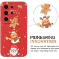 thumbnail image 4 of Christmas Red Print Phone Case for Samsung Galaxy S22 5G 6.1", with Aesthetics Pattern Design Soft TPU Silicone Xmas Cases, Shockproof Bumper Protector Camera Girls Women Cover, Deer, 4 of 5