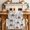 White, variant on Desert Sand Camel Table Runner - 36 Inch Long Summer Tropical Animals Vintage Beige Cotton and Linen Blended Dress Scarves Farmhouse Table Runner for Kitchen Dining, Coffee Table, 13" x 36"