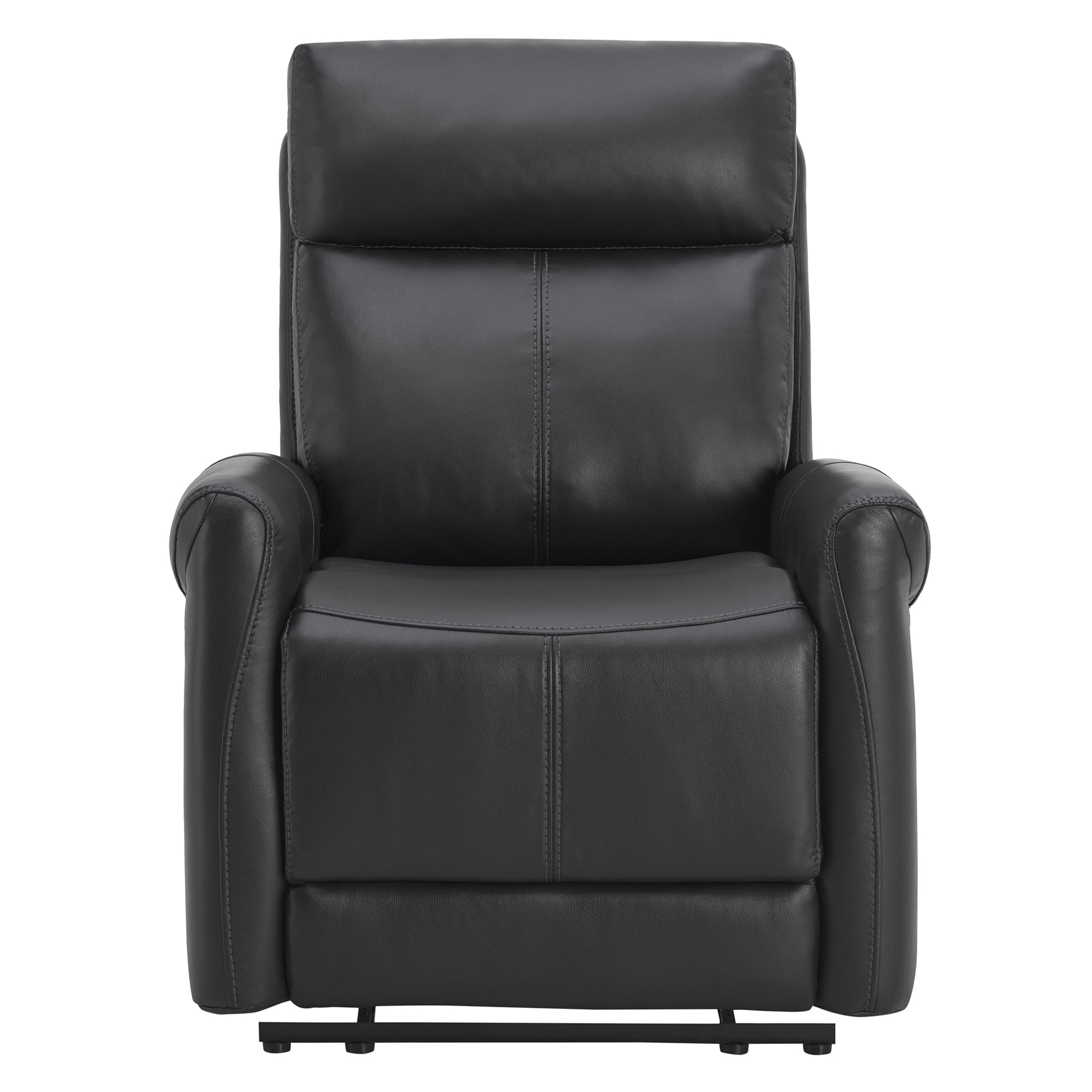 Spruce & Spring Wall Hugger Power Recliner with Three Positions, Black