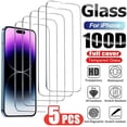 thumbnail image 1 of 5 uds vidrio templado para IPhone 15 14 13 12 11 Pro Max Protector de pantalla para IPhone 12Mini 13Mini 7 8 SE X XS XR 14 15Pro Glass, 1 of 3