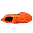 thumbnail image 6 of Sneakers for Women Slip on Fashion Sport Running Tennis Athletic Walking Shoes Gym Runner Trail Shoes Orange Size 8.5, 6 of 9