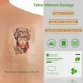 Transparent Film Dressing, Tattoo Aftercare Bandages 6''x8'', 20 Packs