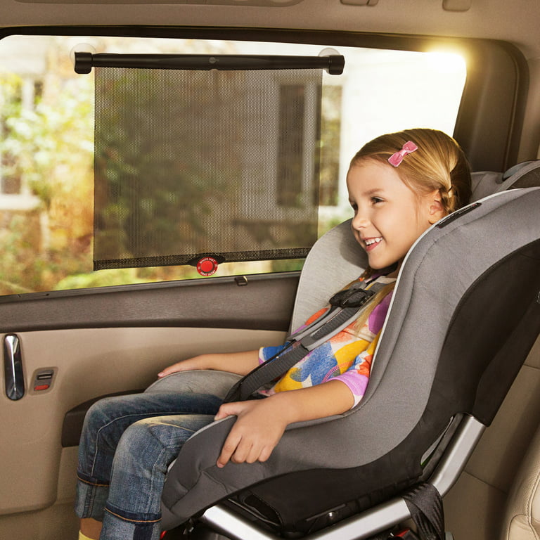 SafeFit® SafeTemp™ Baby Car Sunshades, Black, 2 Pack, Unisex 