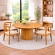 thumbnail image 4 of Ilios Innova | Comedor Redondo Moderno de Madera con 6 Sillas Acolchadas, , Diseño Decorativo para Comedor, Sala o Espacios Contemporáneos, 4 of 9