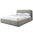 thumbnail image 4 of Omax Decor Chloe Upholstered Platform Queen Bed in Gray Boucle Fabric, 4 of 10