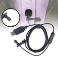thumbnail image 4 of SDFGTstore Noise Cancelling USB Clip On Microphone Metal Housing Omnidirectional Mic For PC Computer Recording, 4 of 6
