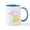 White/Blue Inside, variant on CafePress - Here Comes The Easter Bunny Mugs - 11 oz Ceramic Mug - Novelty Coffee Tea Cup