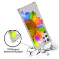 thumbnail image 6 of CoverON Phone Design For Samsung Galaxy S22 Ultra Case, Clear Flexible Soft Rubber Slim TPU Cover, Rainbow Sunflower, 6 of 8