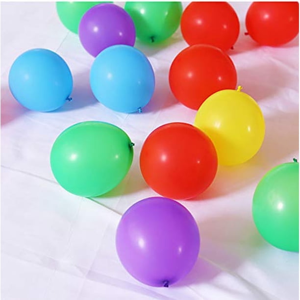 KALOR Paquete de 100 globos de látex púrpura mate de 5 pulgadas, globos de helio para fies Kalor KALOR