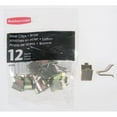 thumbnail image 2 of Rubbermaid Zinc Standard Shelf Steel Clips - 12 Count, 2 of 2