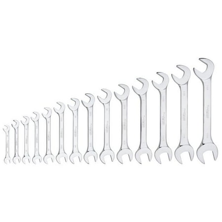 

SAE Full Polished Angle Wrench Set - 14 Piece