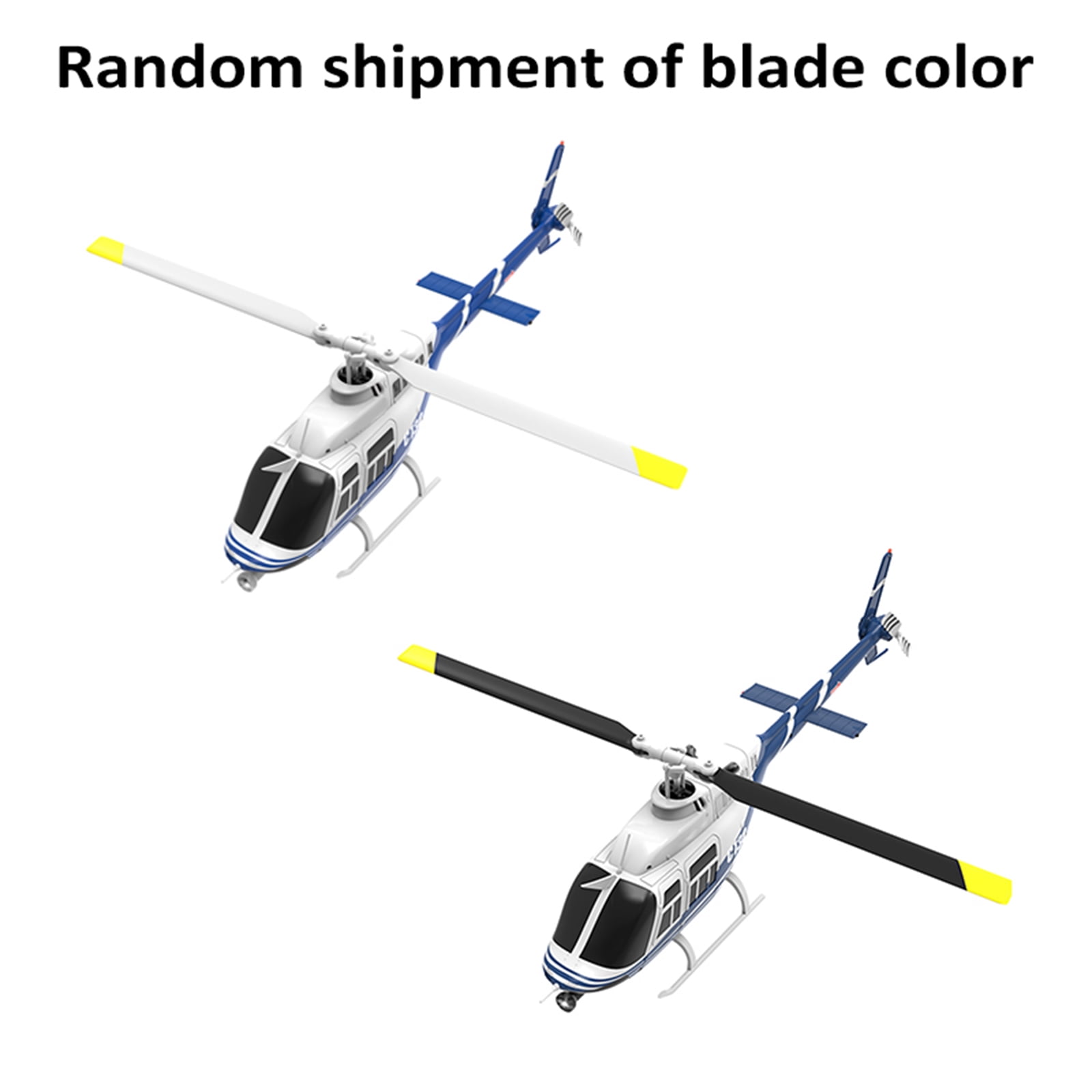 Model aircraft,C138 Bell206 Helicopter Propeller Free Remote Helicopter Stabilization Aircraft One Helicopter 1 33 Optical One Click Roll Click Roll Takeoff 1 33 Scale Red 1 battery