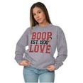 thumbnail image 3 of Vintage Cartoon Betty Boop Love 1930 Women Plus Size Sweatshirt Brisco Brands 2X, 3 of 5