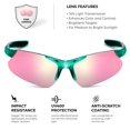 thumbnail image 3 of Gafas de Sol Deportivas Polarizadas Xagger para Niños y Jóvenes para Béisbol, 3 of 6