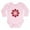 Petal Pink, variant on CafePress - Peace Flower Affection Long Sleeve Infant Bodysu - Long Sleeve Cotton Baby Bodysuit