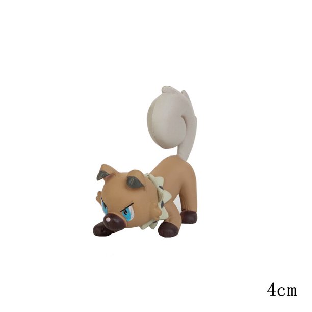 Tomy-figuras de acción de Pokémon, muñecos de colección de mascotas de 3-9cm, Pikachu, Squirtle, Bulbasaur, Charmander, Vulpix, Eevee, Abra, Litten