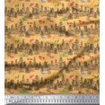 thumbnail image 1 of Soimoi Cotton Voile Fabric Animals,Bird & Tree Modern Style Decor Fabric Printed Yard 42 Inch Wide, 1 of 3