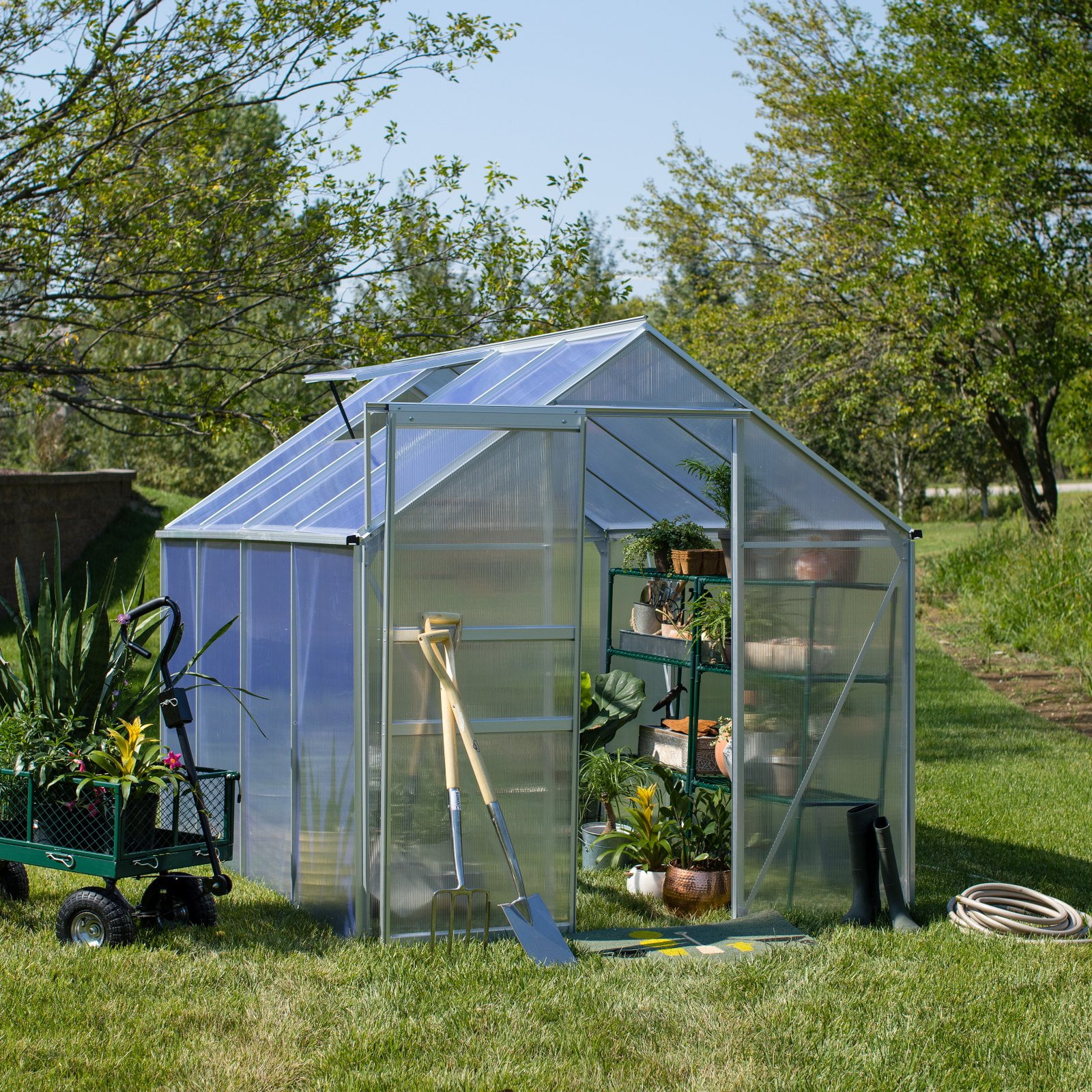 Belham Living Covina 6 x 8 ft. Polycarbonate Greenhouse by