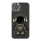 thumbnail image 2 of 3D Plating Astronaut Hidden Stand Case Cover Cute Astronaut Stand Phone Case para IPhone 12Pro TPU Cover, 2 of 3