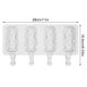 thumbnail image 5 of Moldes de silicona para helado Toystoory bandeja para cubitos de hielo 4 ranuras fabricante seguro de alimentos, 5 of 6