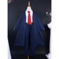 thumbnail image 2 of Disfraz de Cosplay de Mashle para niños, uniforme de la Academia de magia, peluca azul, capa, capa, Rayne, Lemon, Easton, 2 of 5
