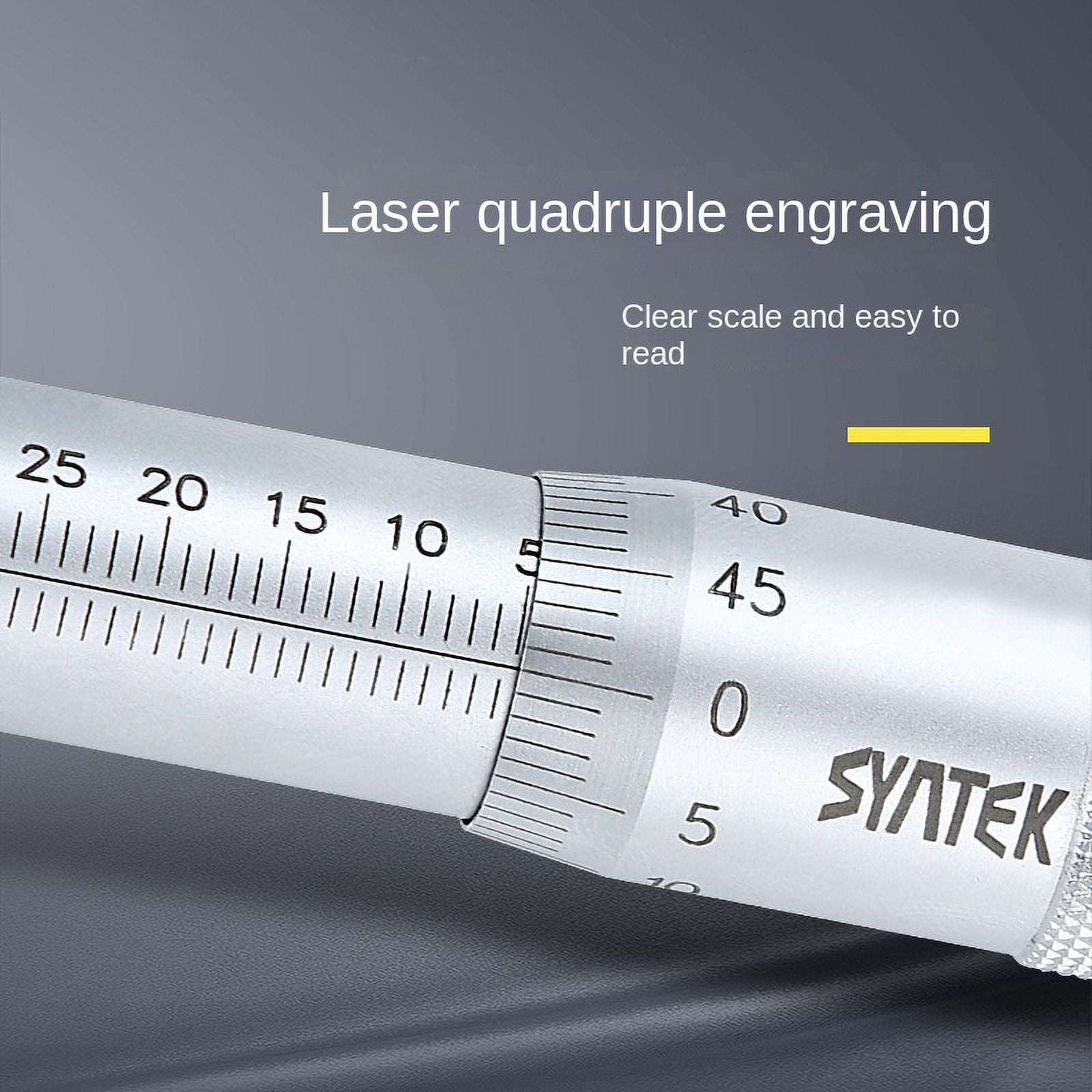 Diameters With Precision Using Our Mechanical Spiral Caliper Machinist - Accurate To 0.01mm ,Complete Kit