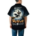 thumbnail image 5 of Happy Halloween Rat Terrier Witch Pumpkins Bats Hawaiian Shirt Breathable Summer Unisex Merch Ratty Dog Lover - 13012, 5 of 6