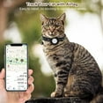 thumbnail image 3 of Airtag Cat Collar, Air tag Cat Collar with Bell and Safety Buckle in 3/8" Width, Reflective Collar with Waterproof Airtag Holder Compatible with Apple Airtag for Cat Dog Kitten Puppy, 3 of 6