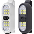 thumbnail image 1 of HUGFEGWE 2 Pack Clip on Flashlights, Running Light for Runners Rechargeable Safety Lights for Walking at Night Hands Free Flashlight Portable LED Work Light Warning Flashing Camping Hiking AZ824-5185, 1 of 6