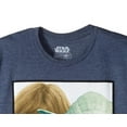 thumbnail image 3 of Star Wars Shirt Men's Yoda Luke Skywalker Jedi Master Short Sleeve T-Shirt Tee, 3 of 3