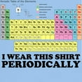 thumbnail image 3 of CafePress - I Wear This Shirt Periodically Periodic Table Ligh - Men's Classic Graphic T-Shirt, 3 of 4