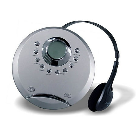 Durabrand Anti-Skip CD Player With AM/FM Digital Radio, CD-915