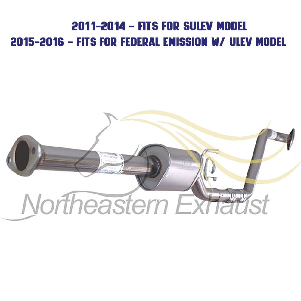 Northeastern Exhaust | Stainless Steel Exhaust Resonator Pipe Fits 2011–2016 Hyundai Elantra 1.8L Sedan | Direct-Fit Replacement