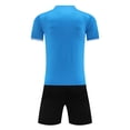 thumbnail image 6 of Xyant Boys Quick Dry Short Sleeve T-Shirt and Mesh Shorts Soccer Set (Blue,3-4 Years), 6 of 6