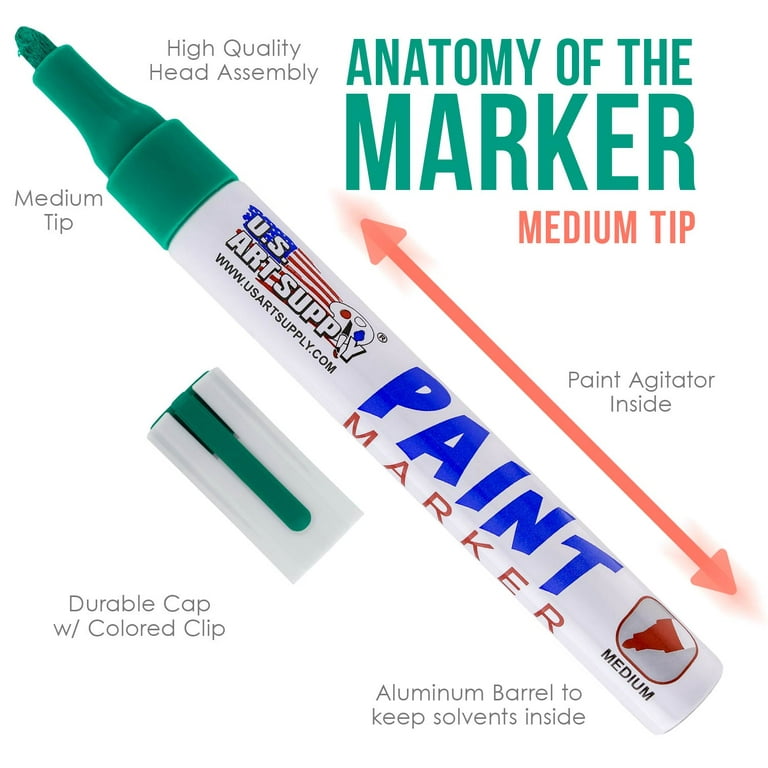8 Colors Paint Pens Paint Markers - Permanent Oil Based Paint Markers –  WoodArtSupply