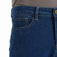thumbnail image 5 of Coevals Club Men's classical jeans blue regular high quality five-pocket pants for men casual pants 30L 4# Dark Stonewash 38, 5 of 6