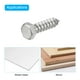 thumbnail image 4 of Tornillos de anclaje hexagonales Uxcell, 3/8" x 1-1/2" Acero inoxidable 304, tornillos de madera de rosca parcial, paquete de 15, 4 of 7