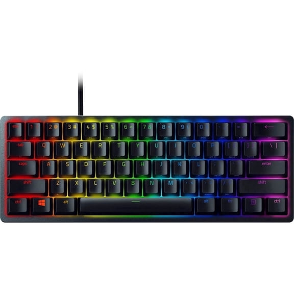 Razer Huntsman Mini - 60% Optical Gaming Keyboard- Black (Clicky Purple Switch)