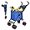 Blue, variant on Dog Strollers, Shopping Cart, Collapsible Folding Utility Wagons Carts Heavy Duty, The Original Patented, Capacity 60lbs Capacity, Minimalist, for Outdoor Camping Shopping Sports Garden (Blue)
