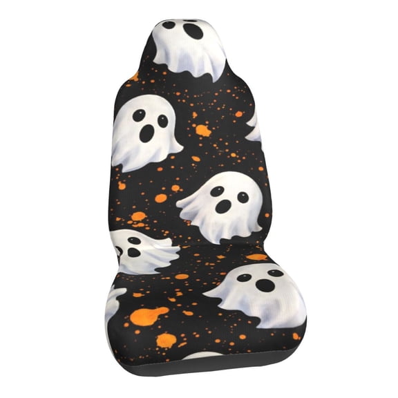 Halloween Ghost Car Seat Covers Stretch Car Seat Protectors Universal Fit