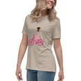 thumbnail image 3 of Bella + Canvas Women's Relaxed T-Shirt Short Sleeve Graphic Crew Neck (Heather Stone, S), 3 of 5