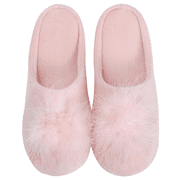 Sanfiago Slippers for Women Cozy Memory Foam House Slippers Anti-Skid Light Home Shoes