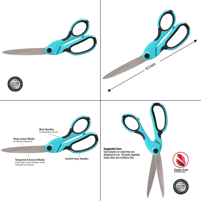 Heavy Duty 9.5 Fabric Cutting Tailor Scissors All Purpose