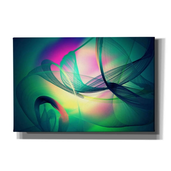Epic Graffiti 'Color In The Lines 30' by Irena Orlov, Giclee Canvas Wall Art, 60"x40"